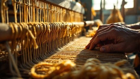 Traditional Weaving Process Image 的图像结果