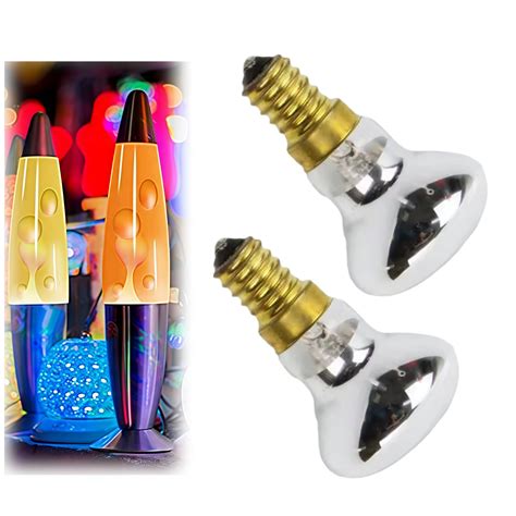 Khaosen 2-Pack 25W Lava Lamp Bulb, R39 E17 Reflector Bulbs, Specialty ...