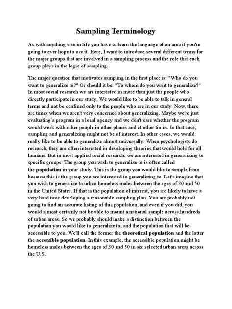 Image result for Sampling Terminology