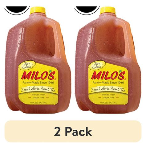 Milo's Famous Sugar Free Zero Calorie Sweet Iced Tea in Jug (128 fl oz ...