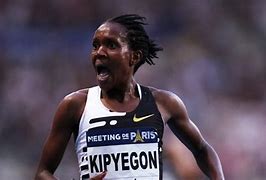 Image result for Kipyegon breaks 5,000m world record