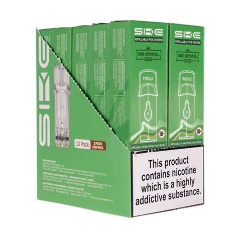 BUY 1 GET 1 FREE | SKE Crystal Plus Refillable Pods [Box of 10]VAPE IN ...