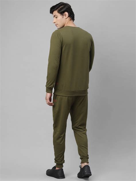 Solid Round Neck Terry Track Suit – rigoindia