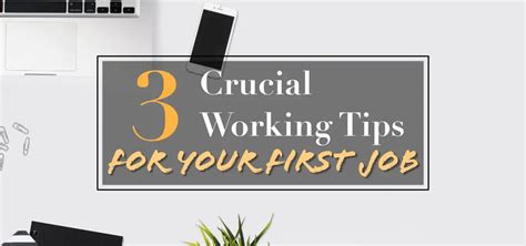 Image result for First Job Tips