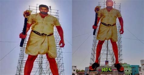Tamil Actor Suriya's Fans Erect 215-Ft-Tall, Allegedly World's Largest ...