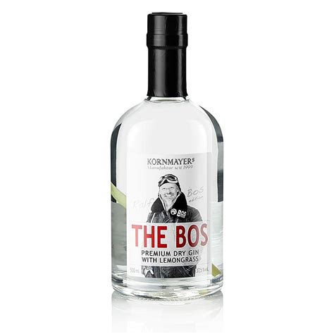 The Bos, Premium Dry Gin sitruunaruoholla, Ralf Bos Edition, 37,5 ...