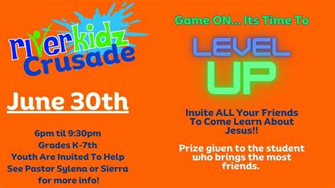 Level Up Kidz Crusade, RiverLife Fellowship, Pearl River, 30 June 2023 ...