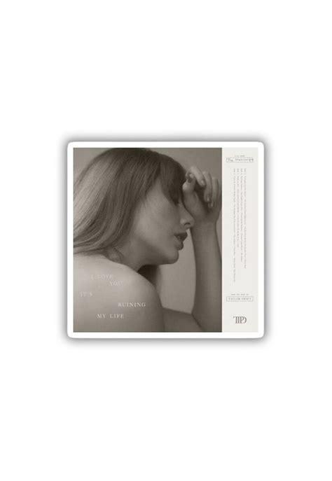 Love - Ruin: Taylor Swift-TTPD Sticker – Posterwa