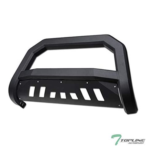 TLAPS Matte Black AVT Style Bull Bar Brush Push Front Bumper Grill ...