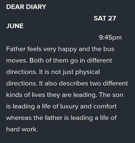 In the lesson 'The journey' the narrator did not want to return to work ...