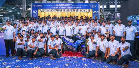 Yamaha's Chennai Facility Celebrates 10 Years of Operations, Rolls Out ...