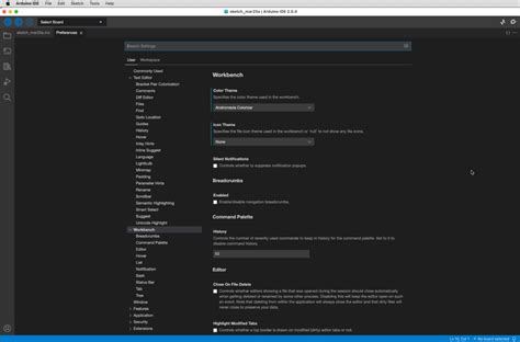 Image result for Arduino Preferences Menu