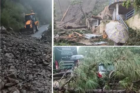 Chamba district of HP cut off due to heavy landslide
