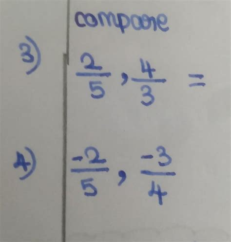 compare the following - Brainly.in