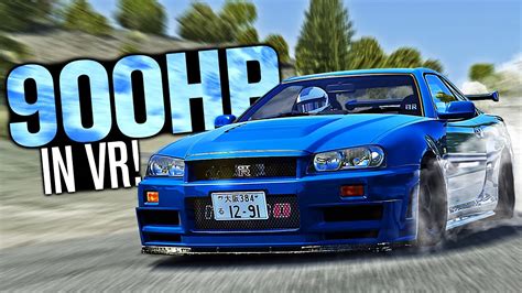 900HP Nissan Skyline GTR R34 IN VR! - LA Canyons Assetto Corsa Mod ...