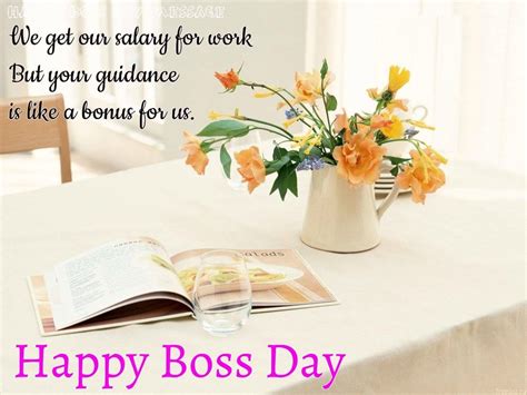 5 Happy Boss Day Messages