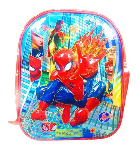 JAPSI Pre Primary Super Hero Kids Bag | Small Backpack For Kids | Back ...