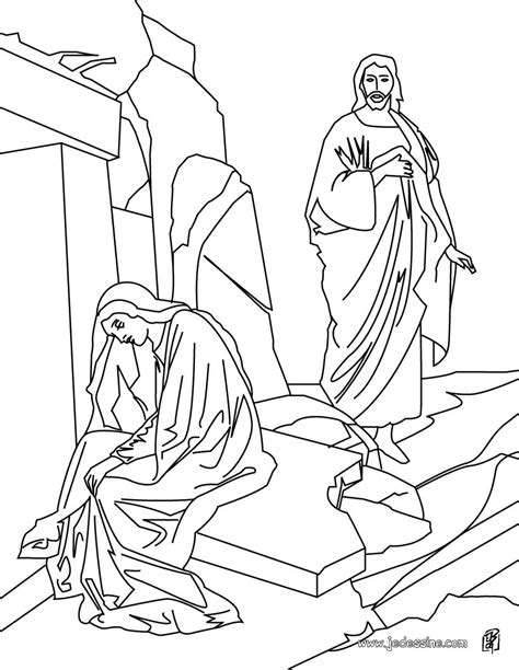 Jesus Is Risen Coloring Page at GetColorings.com | Free printable ...