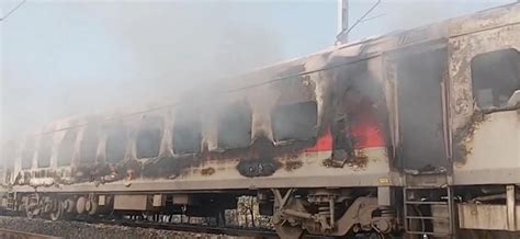 Rajdhani Express fire: Swift emergency evacuation by RPF, rail staff ...