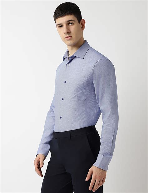 Buy Pure Cotton Textured Spread Collar Shirt at Marks & Spencer