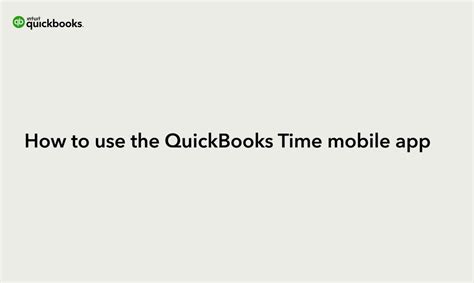 Image result for QuickBooks Time Mobile-App