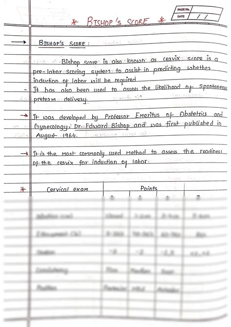 SOLUTION: BISHOP SCORE - Studypool