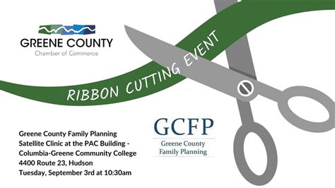 Ribbon Cutting - Greene County Family Planning Clinic at the PAC ...
