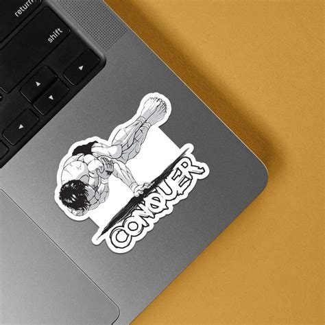 Baki Conquer Powerful Anime Stickers