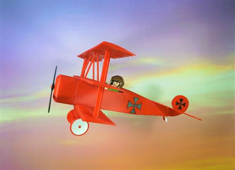 STL file RED BARON AIRPLANE / ACCESSORIES FOR PLAYMOBIL 🛩️ ・3D printer ...