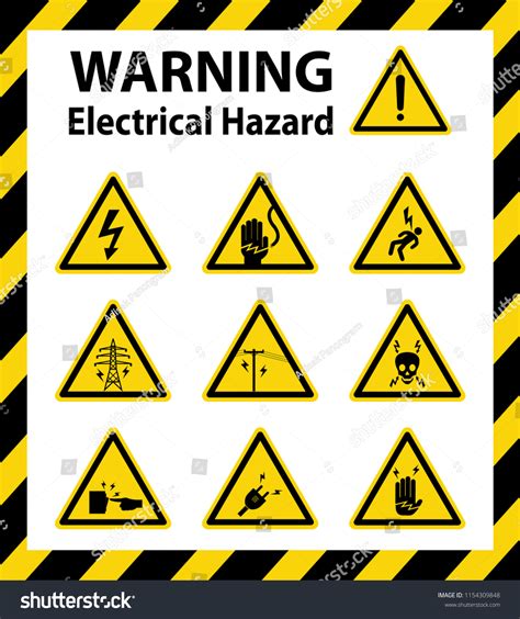 Electrical Hazards Symbol