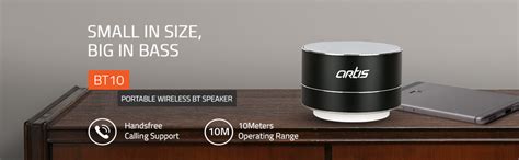 Artis BT10 Wireless Portable Bluetooth Speaker with Aux in/TF Card ...