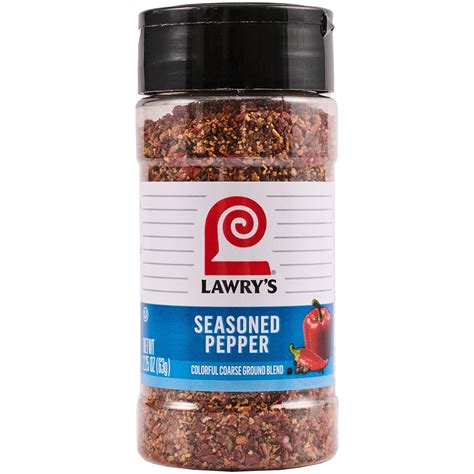 Lawry's Kosher Colorful Coarse Ground Blend Seasoned Pepper, 2.25 oz ...