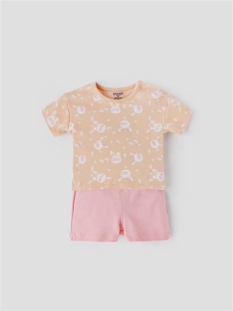 Popees Cotton Coordinated Set for Baby Girls (0–9 Months) – Comfy & Cu ...