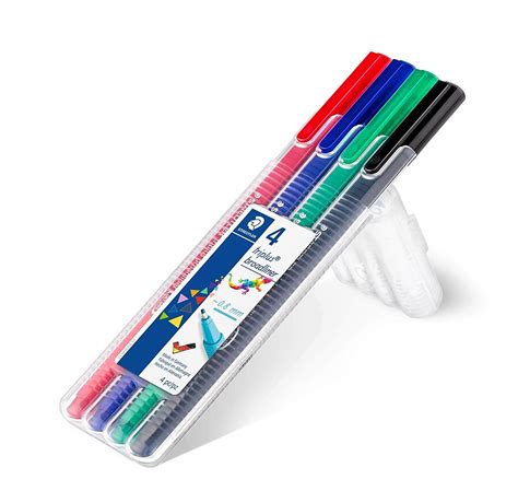 Staedtler Triplus Broadliner pen 4 Color Set - Fineliners - Staedtler ...