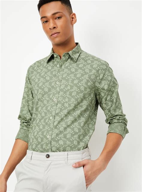 Buy Men Printed Slim Fit Shirt Online at just Rs. 999.0 - 1000015022934 ...