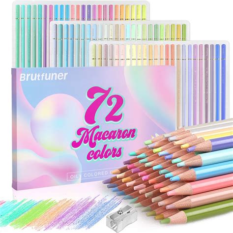 Snapklik.com : 72 Macaron Pastel Colored Pencils Set Soft Core Macaron ...