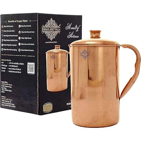 Buy Indian Art Villa Pure Copper Shiv Jal Dhara Container, Shivling ...