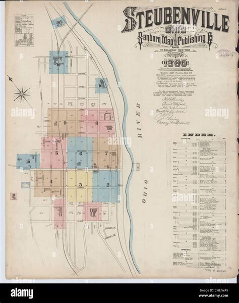 Sanborn Fire Insurance Map from Steubenville, Jefferson County, Ohio ...