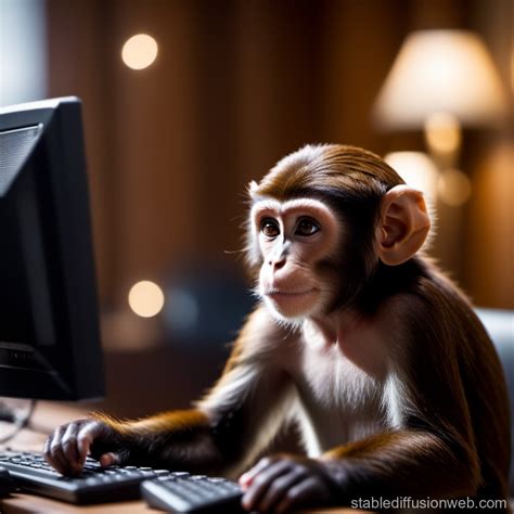 Image result for Monkey Using Computer Correctly