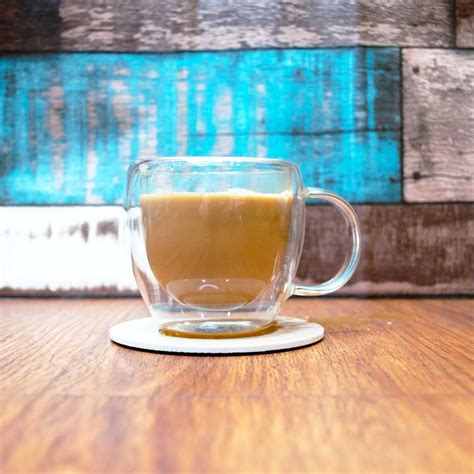 Buy EZ Life Borosilicate Cuppa Double Walled Glass Tea, Coffee Mug with ...