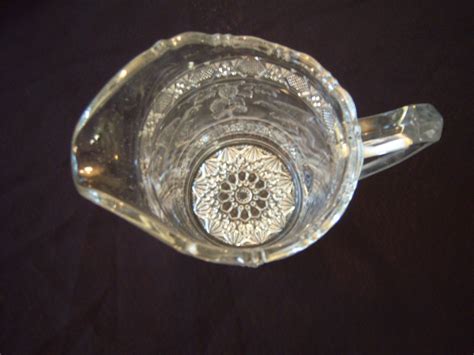 Vintage Creamer/ornate Pressed Glass Creamer/bird and - Etsy