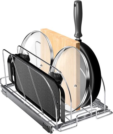 VEVOR Pan and Pot Rack, Expandable Under Cabinet India | Ubuy