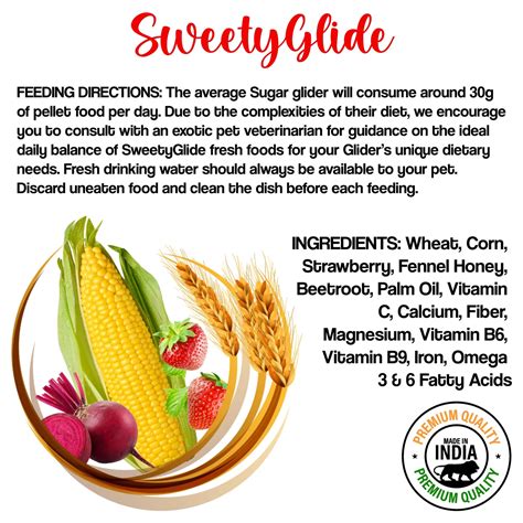 Congo 100g SweetyGlide Food & Treat for Sugar Glider 100gm – CONGO