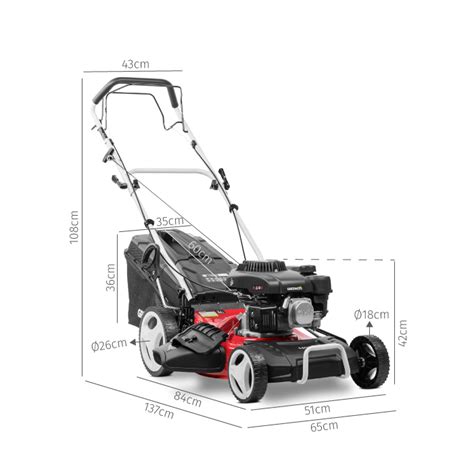 Tosaerba semovente 460mm 4 in 1 motore da 159cc 5,5cv  