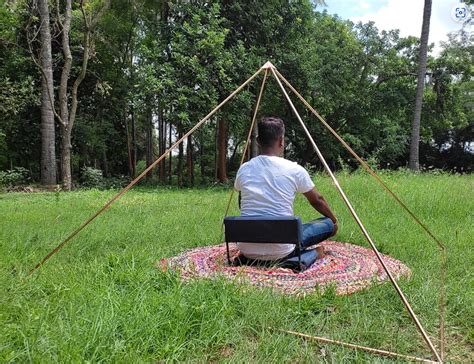 Giza Meditation Pyramid 6 feet Base with 5 corner connectors and 8 mai