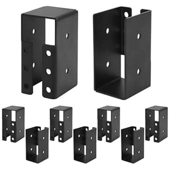 Concealed Joist Hanger, 24Pcs Outdoor Concealed Flange Light Joist ...