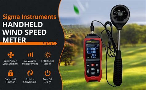Sigma Instruments 8011 Digital Anemometer with Cfm/Cmm : Amazon.in ...