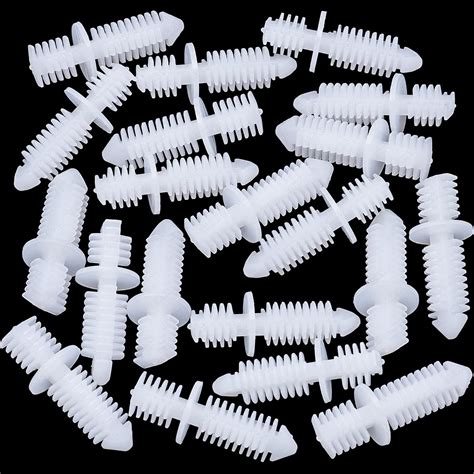 Rexka 20pcs Double End Xmas Tree Retainers Clips 11/32" Stem Diameter ...