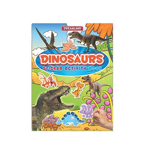 Sticker Activity Book - Dinosaurs (English) – Chirukaanuka
