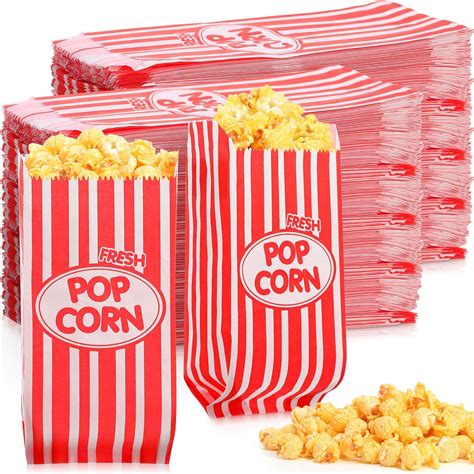 Amazon.com: Vesici 1500 Pcs Paper Popcorn Bags 1 oz Popcorn Bags ...